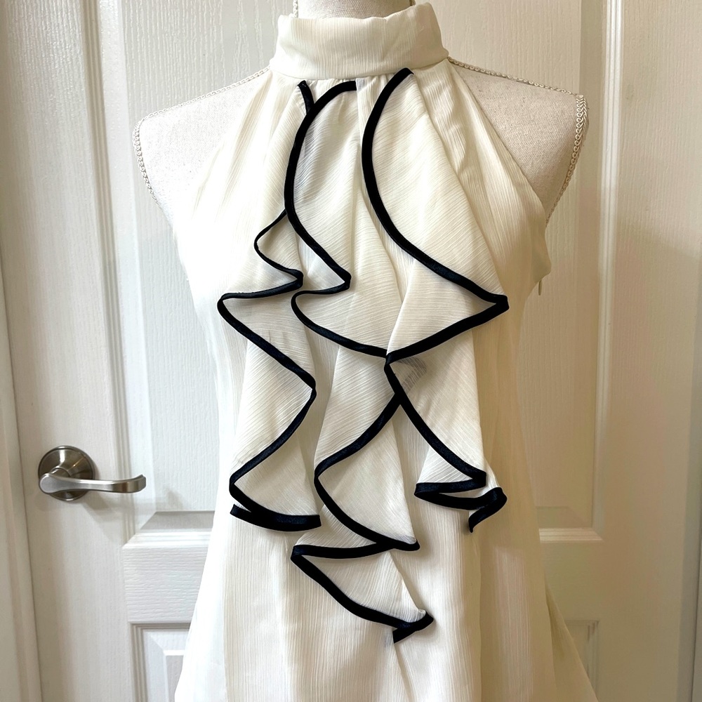 Off White Dressy Top